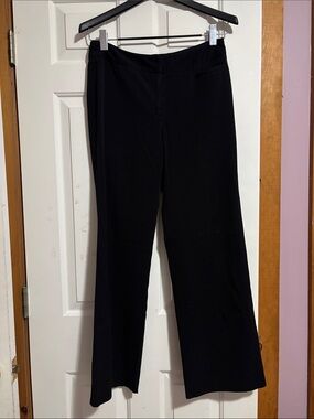 Ateller Black Straight-Leg Dress Pants